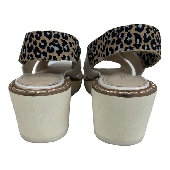 Cecelia New York Gabby Wedge Sandals Cream Chalk Size 7.5‎ - Picture 9 of 13